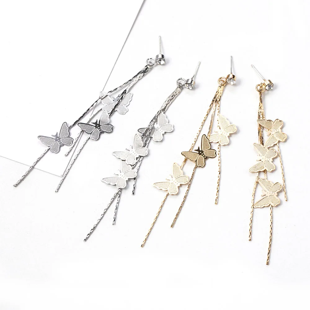 Длинные круглые серьги с кисточками для женщин Подвесные женская бижутерия в