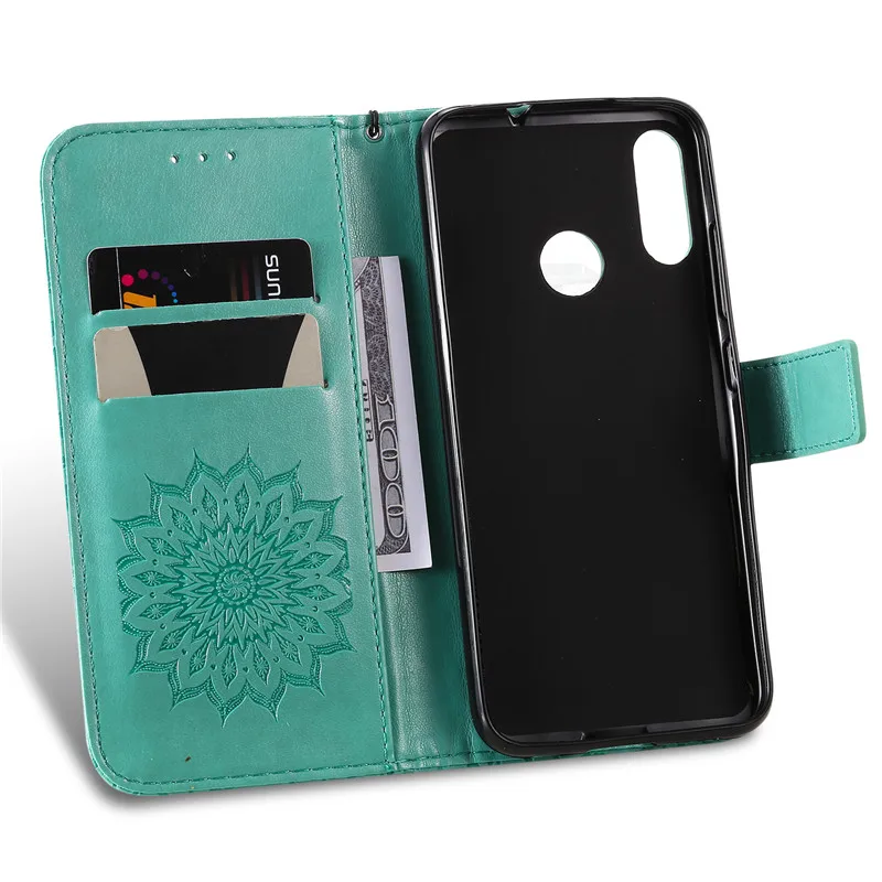 Чехол wekays для Motorola Moto E6 Plus, кожаный чехол-подставка с цветочным рисунком для Motorola E6 Plus, чехол-накладка