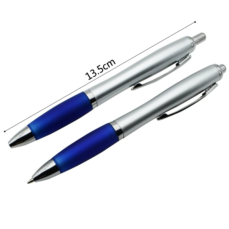 

Plastic Press Ballpoint Pen 0.7 mm Point Black Ink Refill Office School Stationery Writing Pen