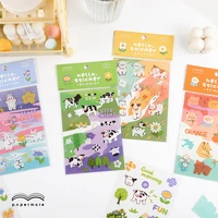 pet sticker farm animals cows dog rabbit little love series handbook material sticker 4 types