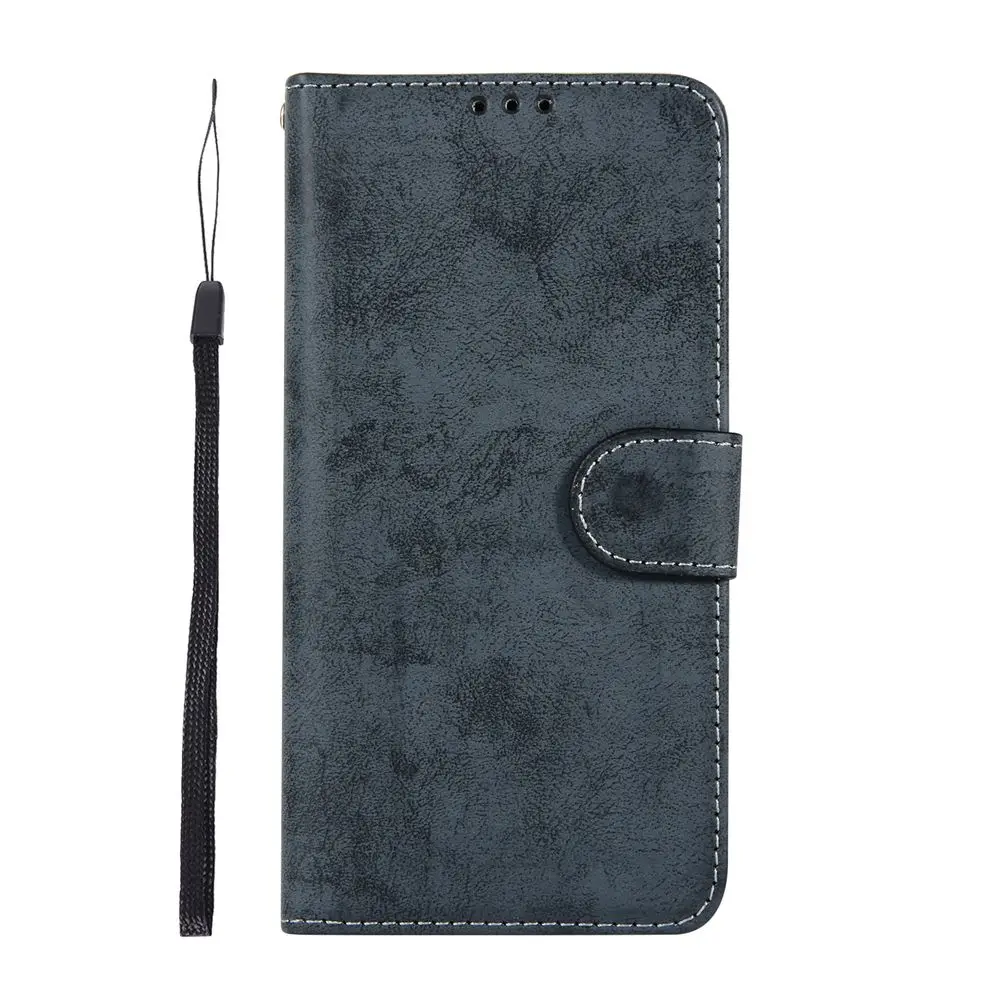 S10e откидная крышка для samsung Galaxy Note 10 8 9 S8 S9 S10 Plus S7 S6 Edge чехол для телефона ретро кожаный кошелек 2в1 Съемная оболочка - Цвет: Black