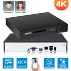 Уход за кожей лица обнаружения CCTV видеонаблюдение Регистраторы 4K 32CH NVR для H.265 IP Камера 8MP Смарт Сетевой Видео Регистраторы 16ch NVR ONVIF
