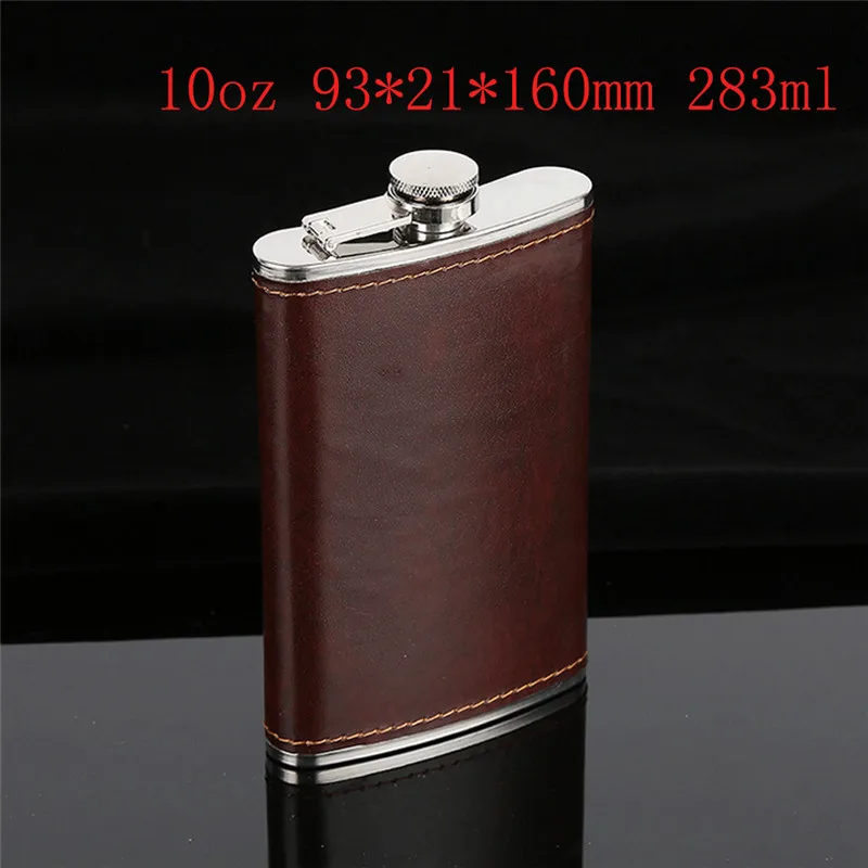 5/6/7/8/9/10 унций нержавеющая плоская колба для ликера алкоголь виски Flask карманная