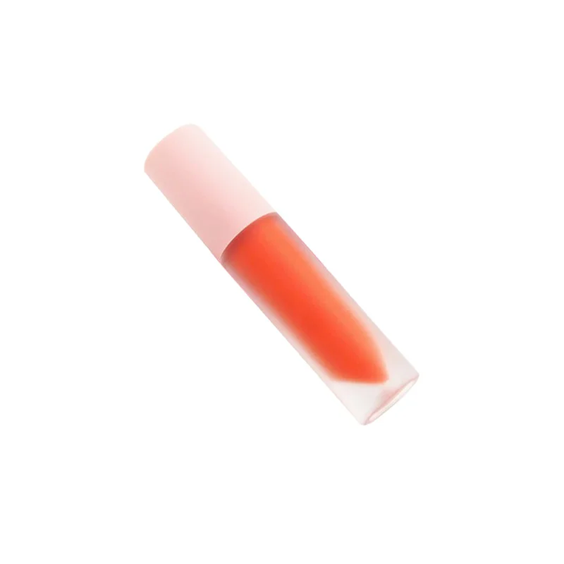 

4ML Pure Color Frosted Cover Transparent Bottle Lip Glaze Tube Plastic Lip Gloss Cosmetic Packaging Container Dropship