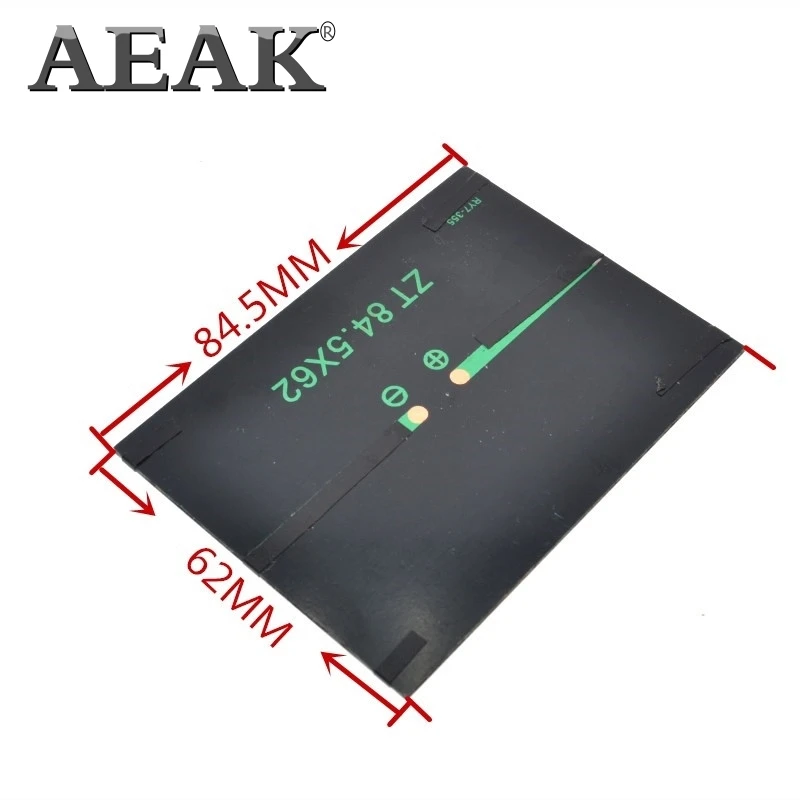 Умная Электронная Панель AEAK на солнечных батареях 1 Вт 5 В электронная DIY