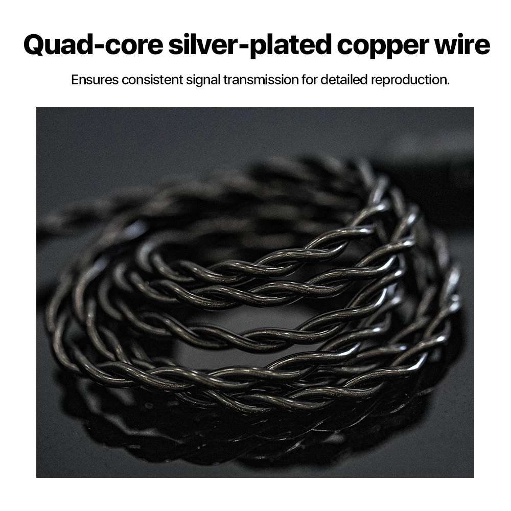 Внутриканальные наушники HiBy Seed II проводные Hi Fi с одинарным динамическим