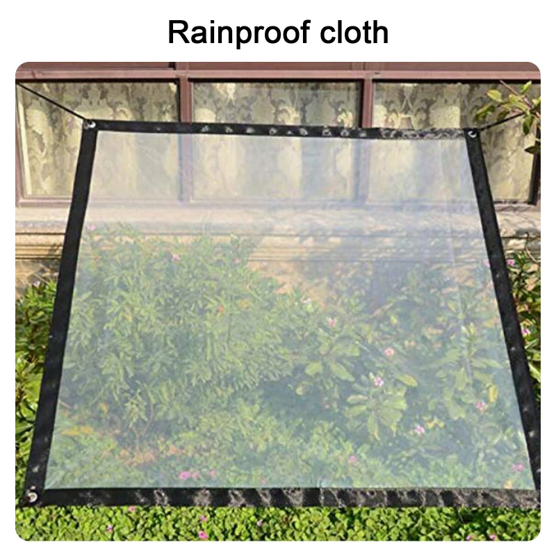 

Водонепроницаемый прозрачный брезент с перфорацией, навес и брезент, износостойкий, устойчивый к атмосферным воздействиям, складной брезе...