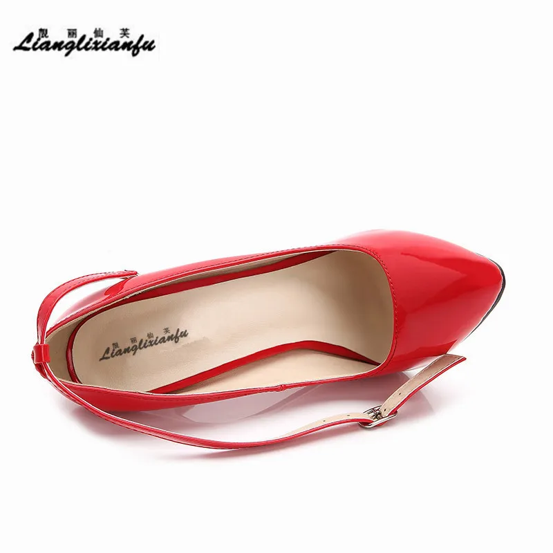 LLXF туфли для трансвеститов женская обувь 16 см тонкий каблук розовые женские