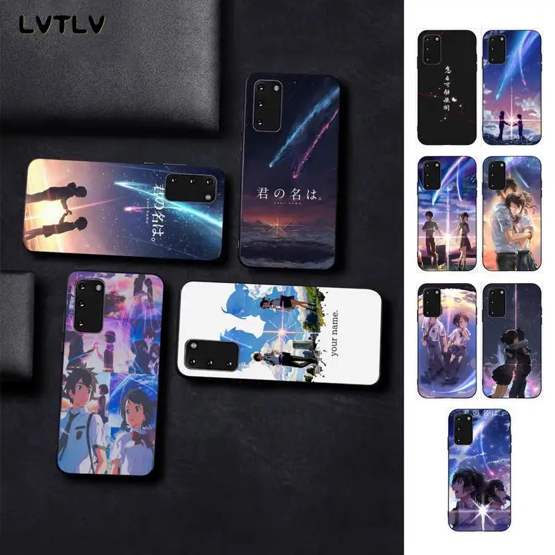 Цветной чехол для телефона LVTLV с японским аниме вашим именем Kimi no Na wa Samsung S6 S10 5G S7