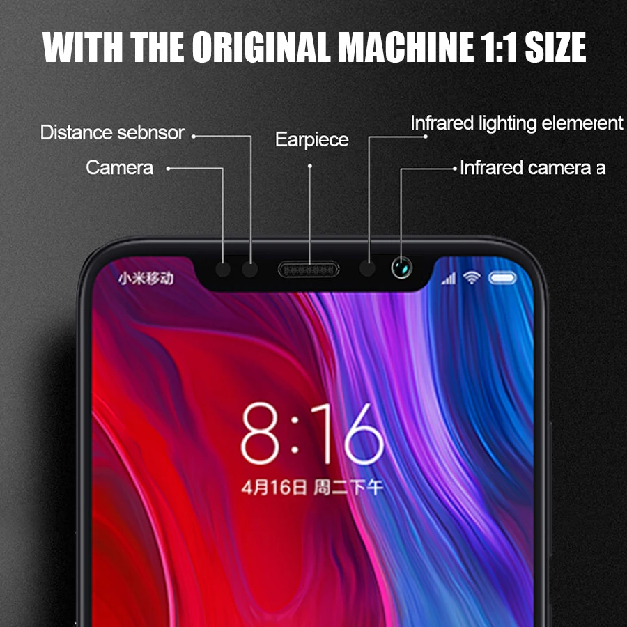 6D полное покрытие клеевое закаленное стекло для Xiaomi mi 9T красный mi K20 Note 8 7 6 5 Pro Plus Pocophone F1 6X A2 Lite защита экрана