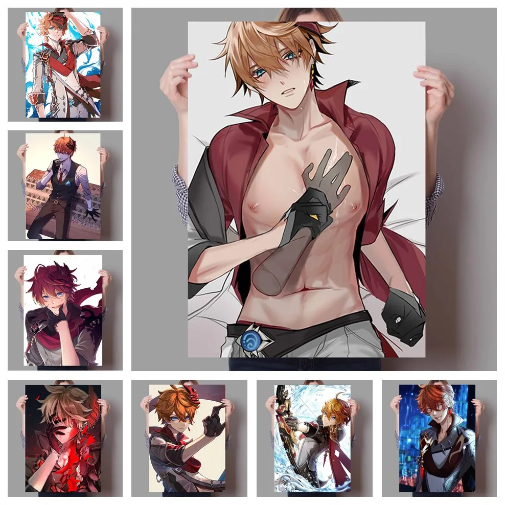 

Japanese Anime Figure Canvas Painting Wall Art Nordic Posters and Prints Wall Pictures for Living Room Decoration Frameless