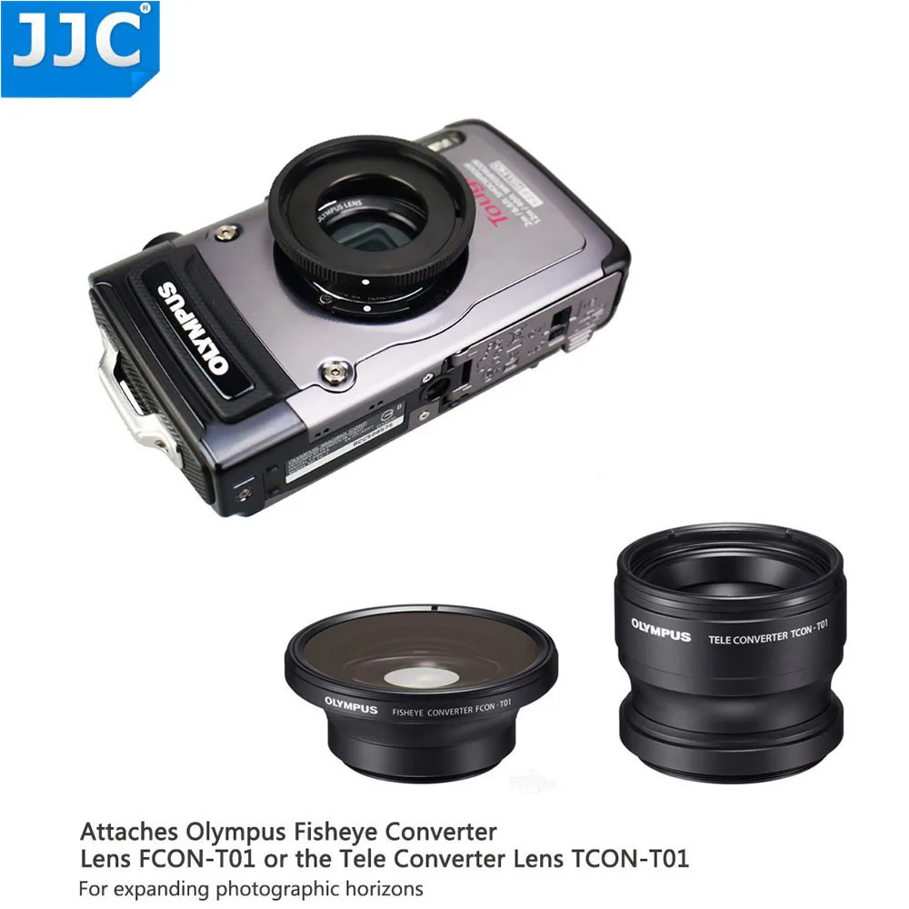 JJC объектива переходное кольцо труба для цифровой камеры Olympus жесткая TG6 TG5 TG4 TG3 TG2