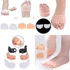 Силиконовый чехол для ног, разделитель для пальцев ног, корректор вальгусной деформации, ортопедический для бурсита большого пальца стопы протектор костей, перекрытие, педикюр, 1 пара