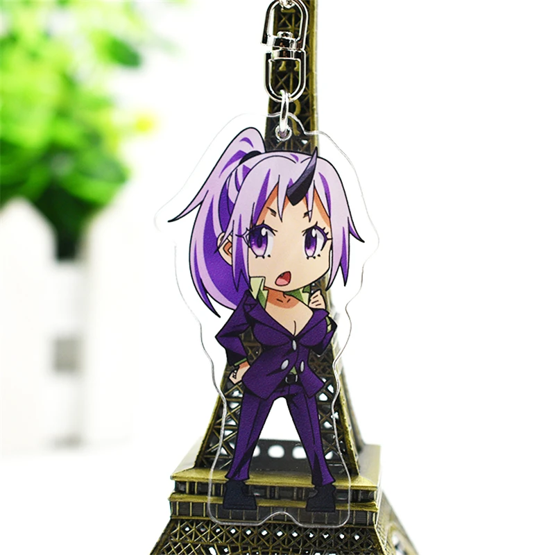 1pcs That Time I Got Reincarnated as a Slime Acrylic Pendant Keyring Cos Prop Anime Cartoon Keychain New Year Gifts for Boy Girl | Украшения