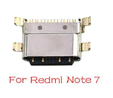Redmi Note 7 USB Jack Разъем для зарядки Порты и разъёмы для Xiaomi mi A1 A2 8 9 CC9E Max3 mi x 3 W красный mi Note 7 Pro Запасная часть - Цвет: Redmi Note 7