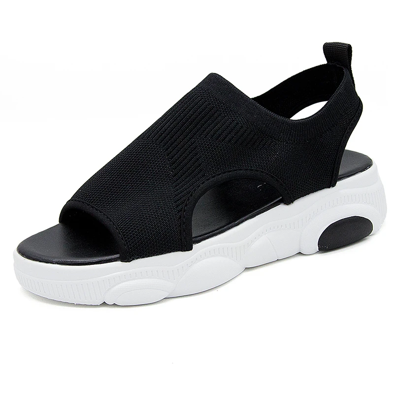 2020 женские сандалии на платформе Модные Дизайнерские повседневные туфли плоской