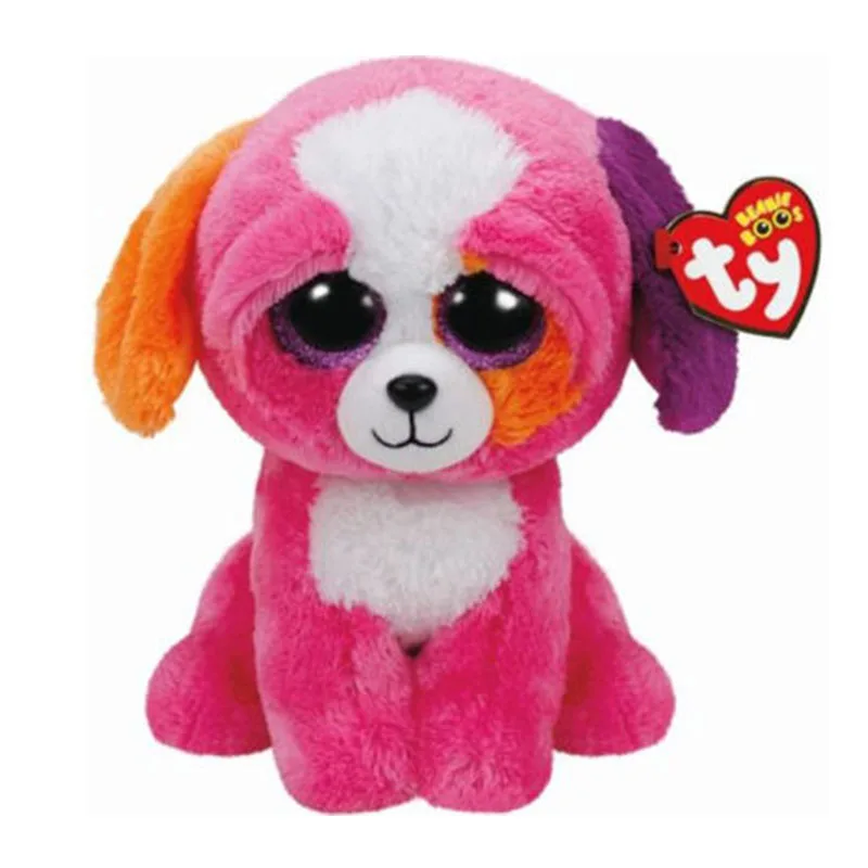 15CM Тай Бини Буз Большие глаза Наполнительные плюшевые животные Кукла Светящаяся Динозавр Пингвин Летучая мышь Леопард Детская коллекция Подарок на День рождения.