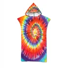 Новое модное платье с принтом 110*75 см полотенце с капюшоном банное Полотенца на открытом воздухе взрослых с капюшоном пляжное полотенце-пончо Полотенца пончо халат Полотенца s Для женщин мужской Халат