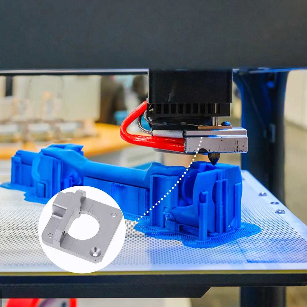 

1 Set 3D Printer Extruder Kit Aluminum Alloy Block Kit 3D Printer Accessories