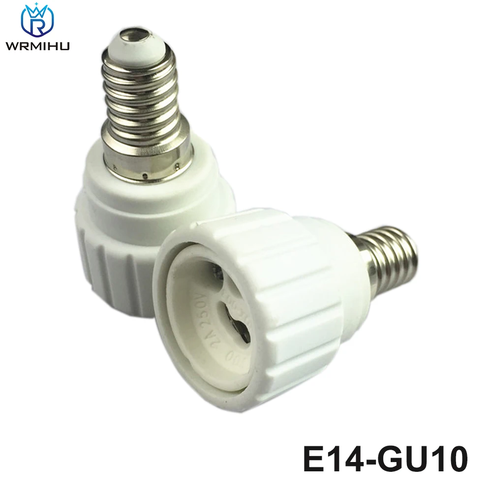 

1PCS E14 to GU10 Lamp Holder Converters Lamp Base Converter Led Light Bulb Adapter