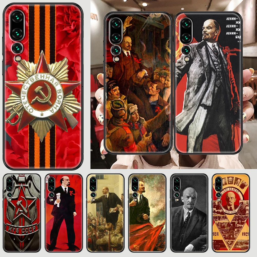 Чехол для телефона с флагом Советского Союза Lenin Huawei P Mate P10 P20 P30 P40 10 20 Smart Z Pro Lite 2019