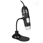 Ручной цифровой микроскоп с 8 светодиодами, увеличительное стекло с 1000-кратным увеличением для систем WindowsMac с подставкой