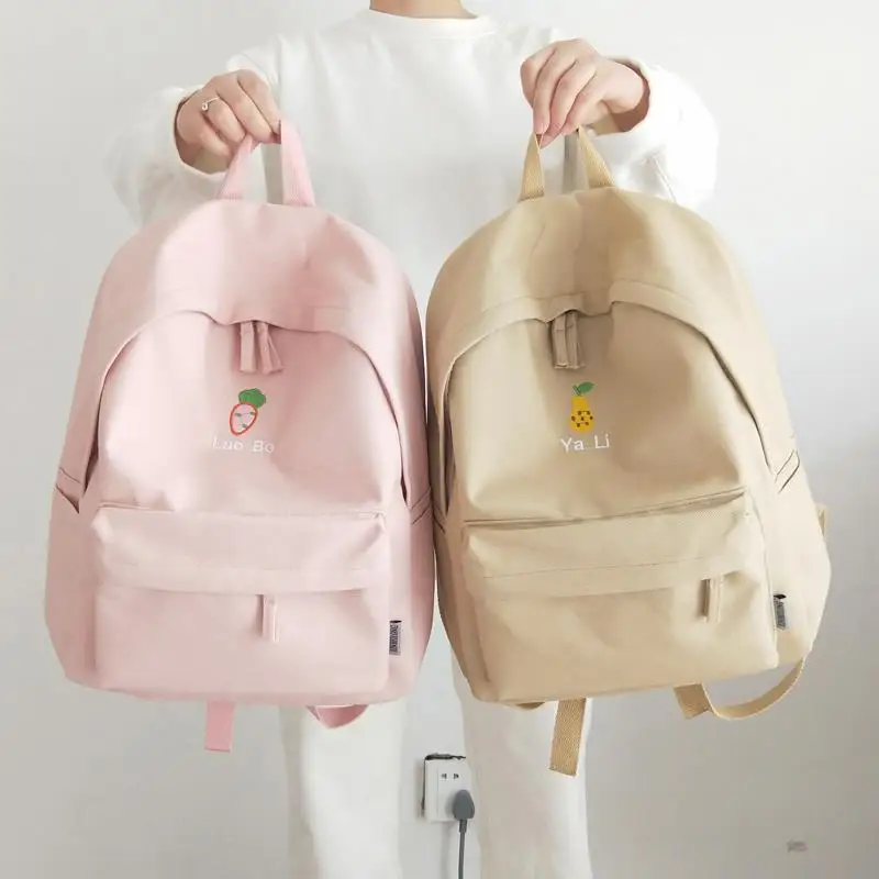 Старинный школьный рюкзак для девочек с художественной вышивкой отдыха сумка