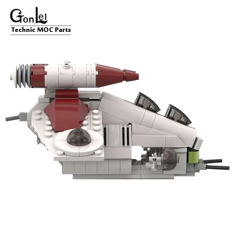 Новая Республика Gunship Midi Scale LAAT/i Звездный план MOC строительные блоки кирпичи серия