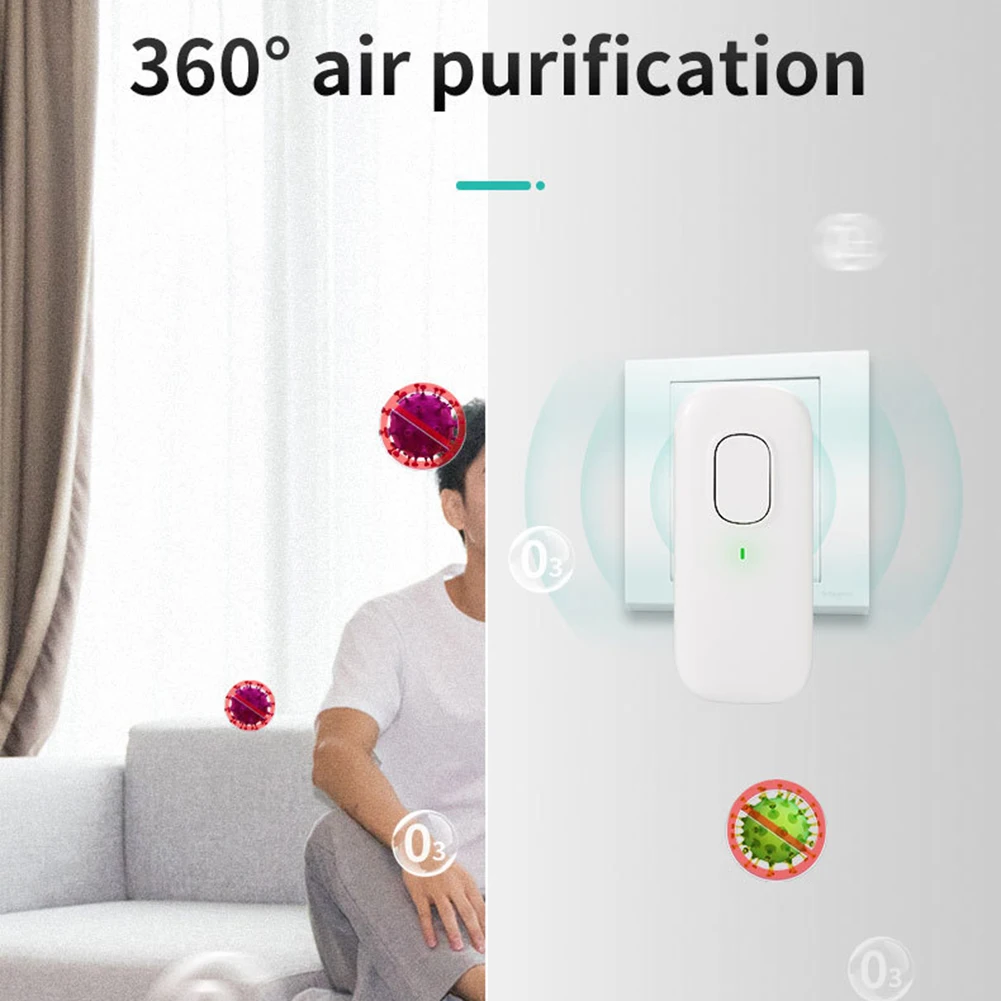 

Air Ionizer Purifier Cleaner Second-hand Smoke Removal Portable Negative Ion Deodorizer Air Freshener for Outdoor Car Home
