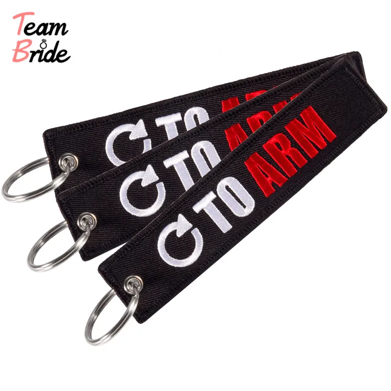 

Black Remove Before Flight Fashion Key Chain Keychain for Motorcycles and Cars Key Tag Embroidery Key Fob OEM Keychain 3pcs/lot
