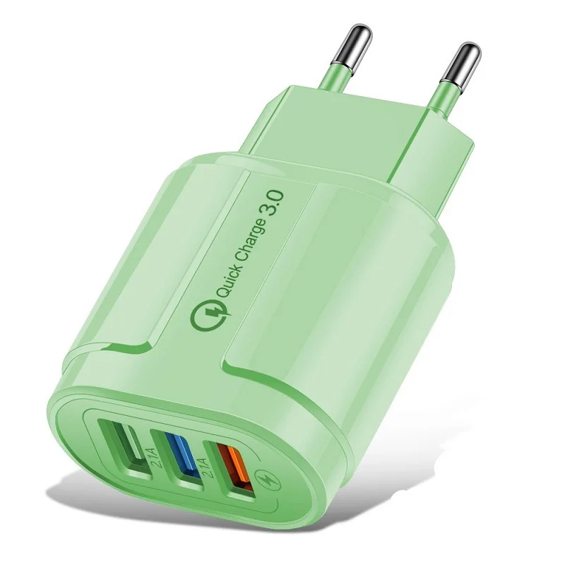 

Fast charging 3.0 4.0 18w USB charger is universally applicable to iPhone, Samsung, Huawei, and tablet PCs. Durable chargers