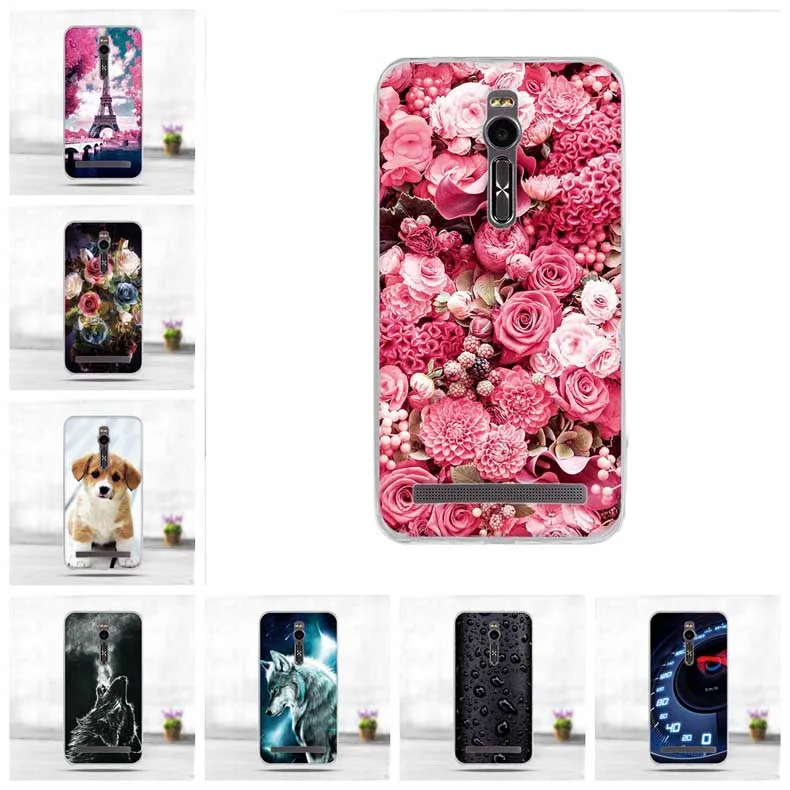 Роскошный 3D Мягкий силиконовый чехол из ТПУ для Asus ZenFone 2 ZE550ML с милыми животными