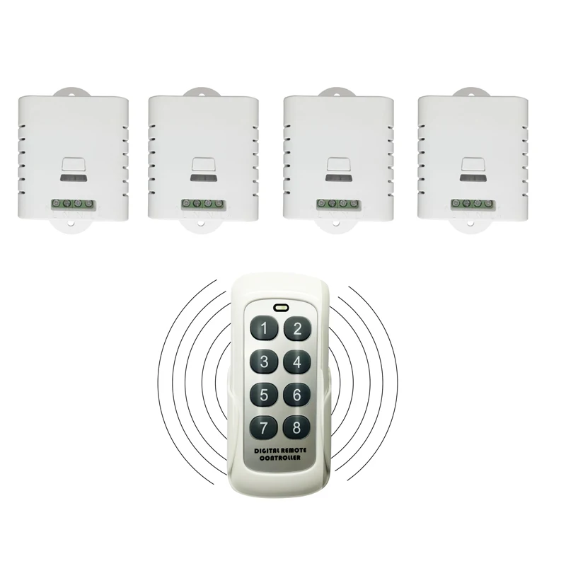 8-клавишный радиочастотный беспроводной передатчик 433 МГц Универсальный умный