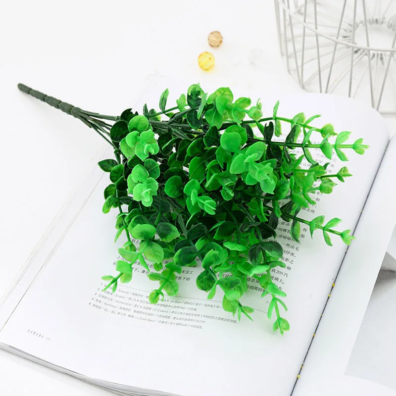 Искусственные растения для помещений и улицы искусственные листья куст дома