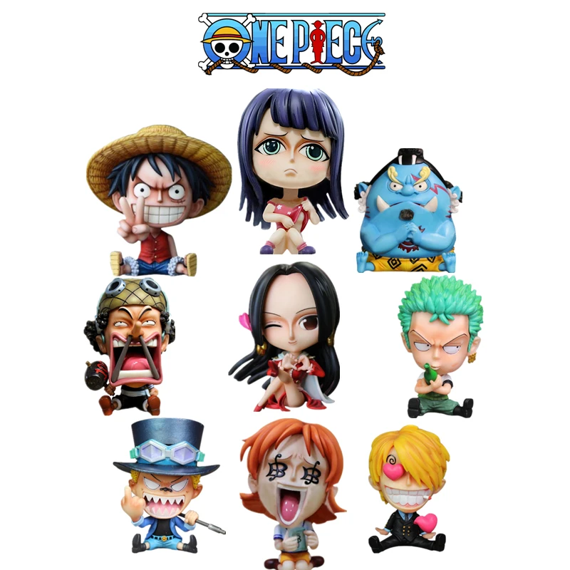 Цельная кукла из аниме Luffy Sauron Sanji Robin декоративная модель мини-фигурка ПВХ