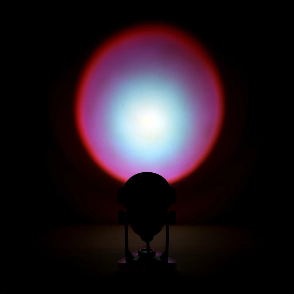 

90 Degree Ratation Bar Bedroom LED Night Lamp Floor Stand Sunset Projector Light Background Home Photography USB Rechargeable