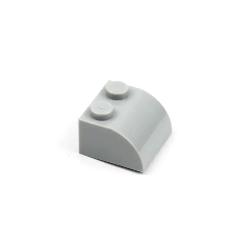 100 шт./лот строительные блоки кирпичи 2x2 изогнутые формы наборы блоков аксессуары