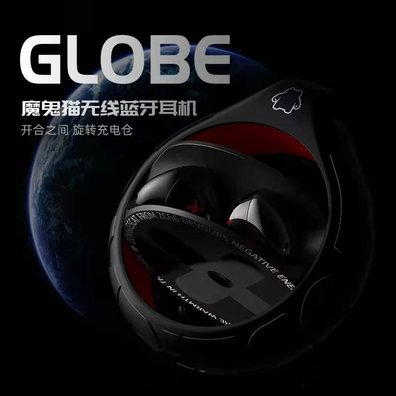 SONGX original tws wireless devil cat joint headset high-end noise reduction game in-ear earplugs trend charging | Электроника