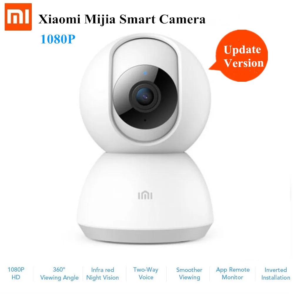 Обновленная версия Xiaomi Mijia Smart camera 1080P HD 360 градусов панорамирование ночного видения WiFi ip-камера с дистанционным управлением для дома