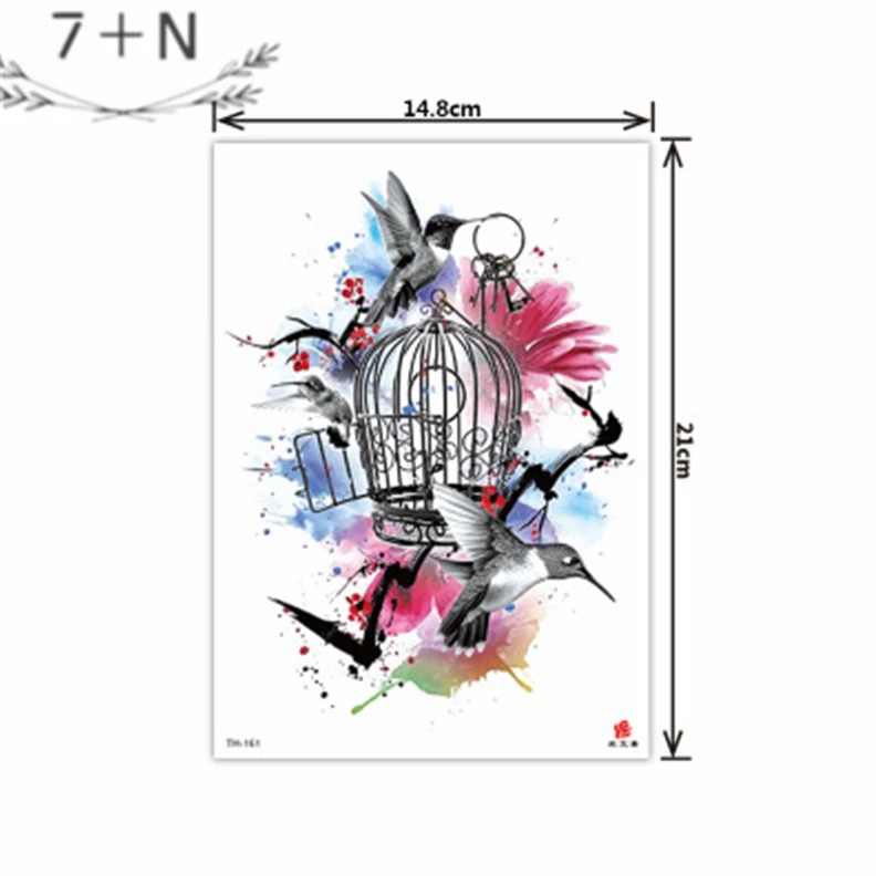 

7+n A variety of animal cartoon tattoo paste aesthetic flower arm tattoo paste waterproof environmentally friendly arm tattoo