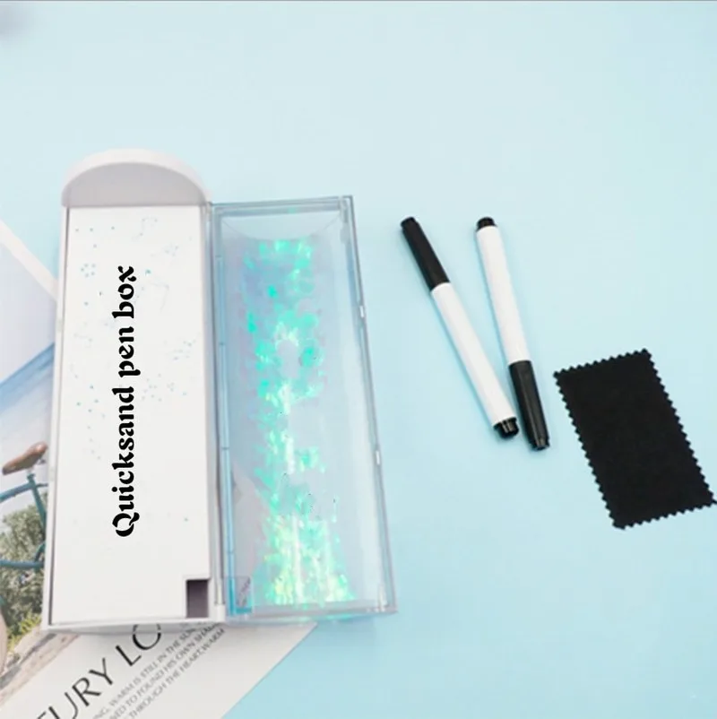 Пенал Nbx прозрачный многофункциональный контейнер для карандашей и не