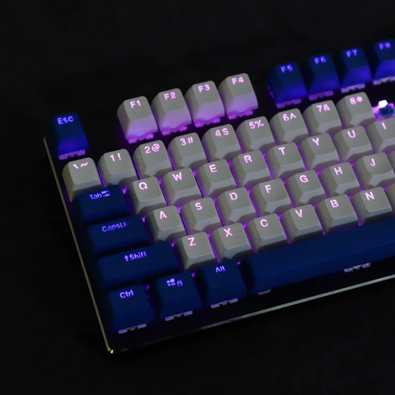 

Колпачки для механической клавиатуры 104 87 61 RK61 Keychron SA Profile 104 Key Double Shot Shine Through Dolch PBT Ball Shape GK61