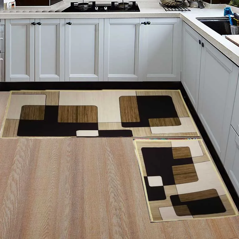 

Soft Nonslip Kitchen Mat Set Bathroom Bedroom Doormat Dirtyproof Kitchen Carpet Water Absorption Bath Mat Microfiber Floor Mat