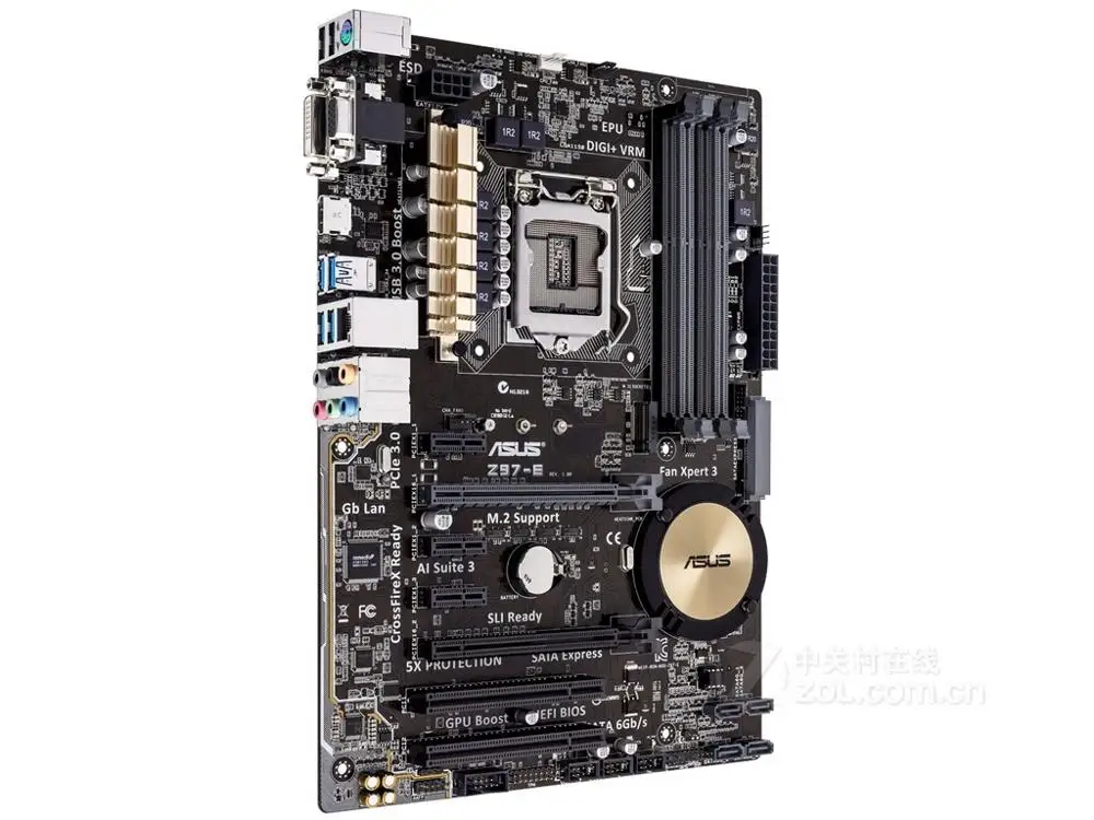 

Asus Z97-E Desktop Motherboard Z97 Socket LGA 1150 i7 i5 i3 DDR3 SATA3 USB3.0 USED mainboard