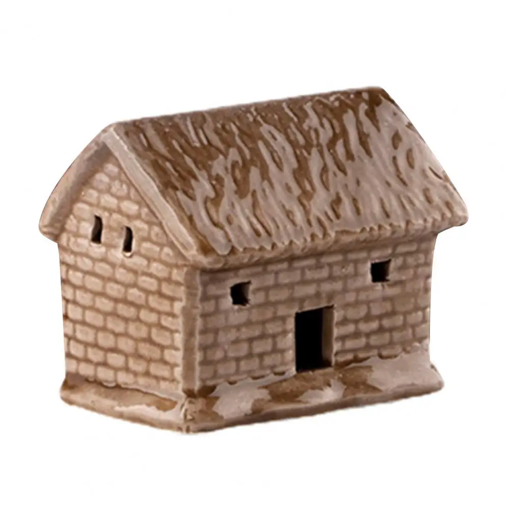 

New type resin artificial rockery house decoration interior construction decoration crafts hut water house thatched house water