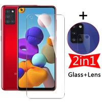 2-in-1 21s Screen Protective Glass Camera Lens Protector For Samsung Galaxy A21s A23 M23 A21 M21s Tempered Film