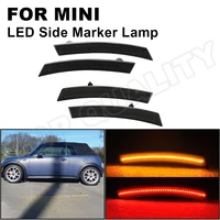 full amberfront redrear car led side marker light kit for mini cooper r50 r53 2002 2006 r52 2004 2008 fender signal lamp