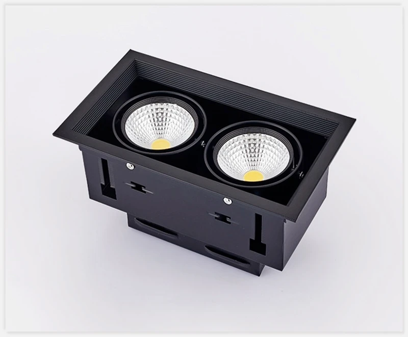 MR16 10W 20W 30W COB даунлайт с регулируемой яркостью теплый белый натуральный белый холодный белый утопленный светодиодный точечный потолочный светильник