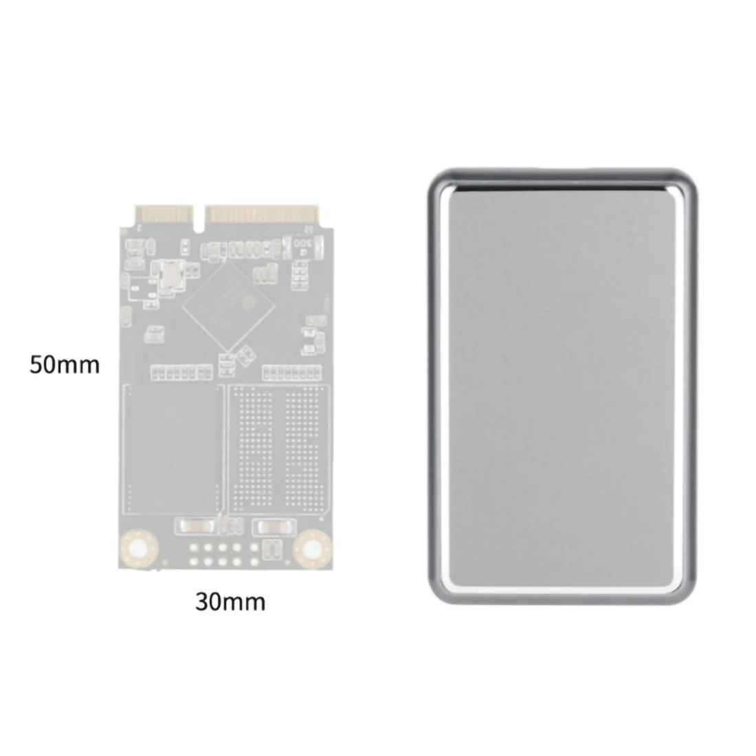 Мини mSATA Тип-C SSD корпус M.2 М-ключ USB3.1 10 Гбит/с Скорость USB C жесткий диск чехол Поддержка 1 ТБ для Windows/Linux/Mac