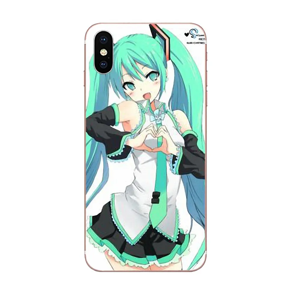 Pretty Hatsune Miku For Huawei Nova 2 V20 Y3II Y5 Y5II Y6 Y6II Y7 Y9 G8 G9 GR3 GR5 GX8 Prime 2018 2019 Rubber Cell Phone Case | Мобильные